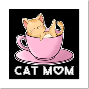 Cat mommy Posters and Art